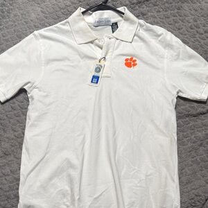 Jordan Lash/Clemson Tigers Men's White Polo